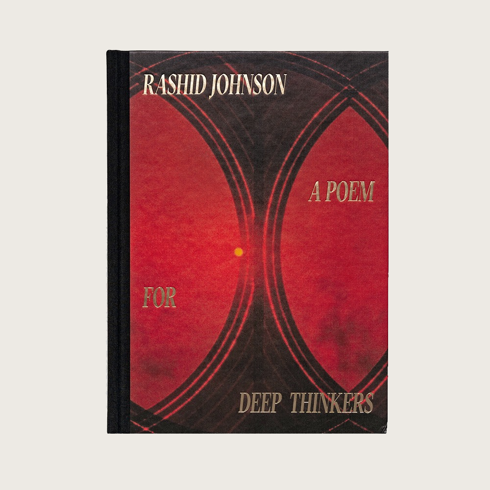Rashid Johnson: A Poem for Deep Thinkers art book with contemporary works and abstract cover design