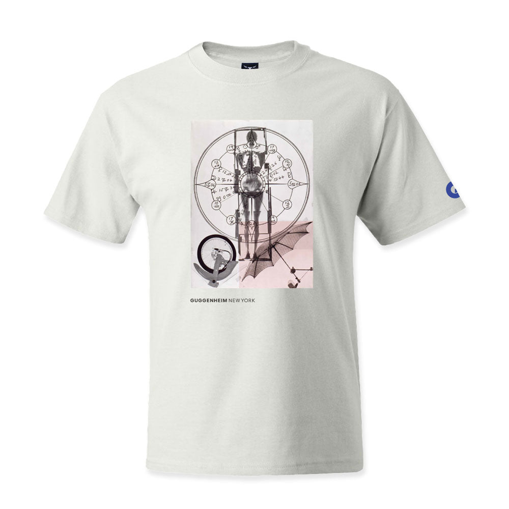 The Guggenheim Museum Robert Rauschenberg T-Shirt by Guggenheim Museum features a geometric, modern art-inspired print.