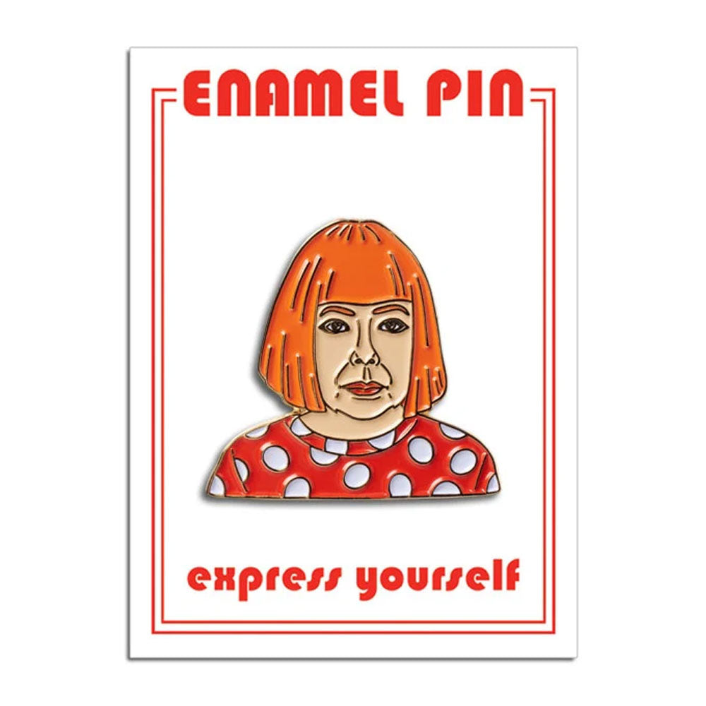 Express your style with the Guggenheim Museum Yayoi Kusama Pin—perfect for art lovers and collectors.