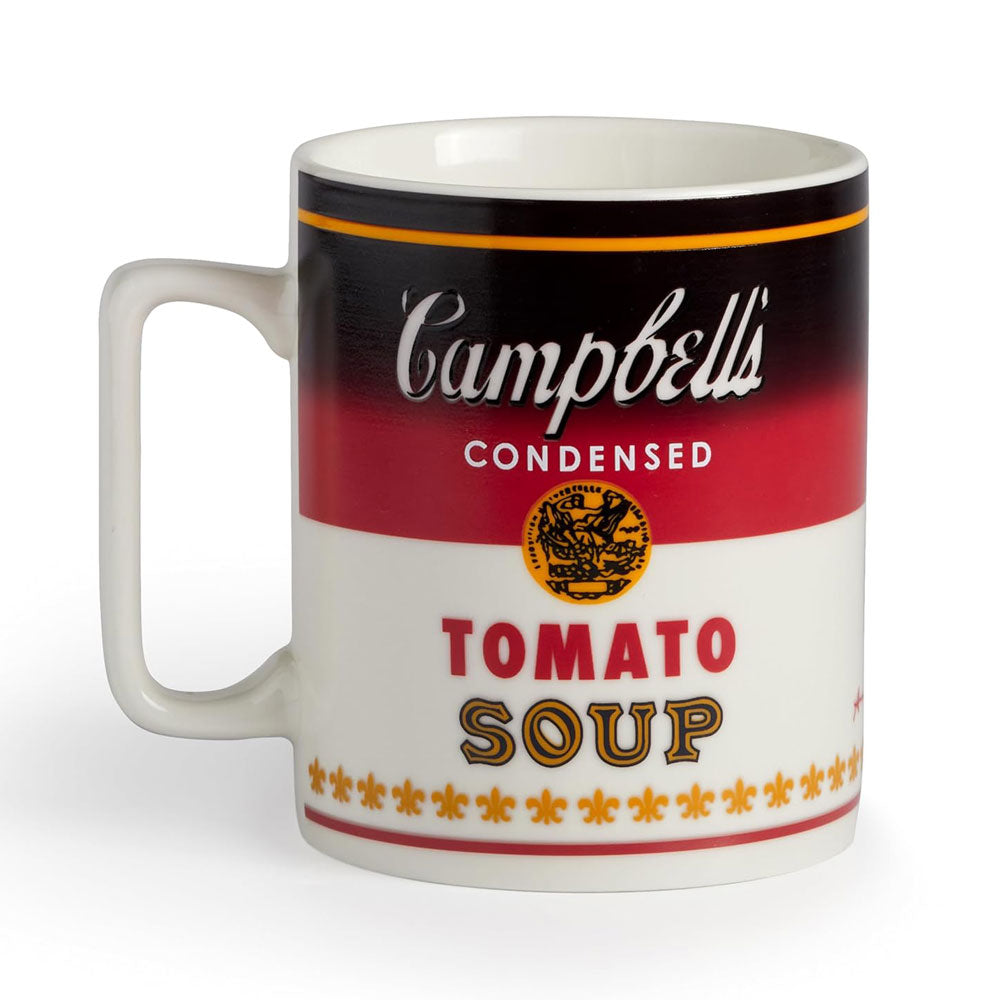 The Guggenheim Museum Andy Warhol Soup Can Color Changing Mug features a pop art soup can design.