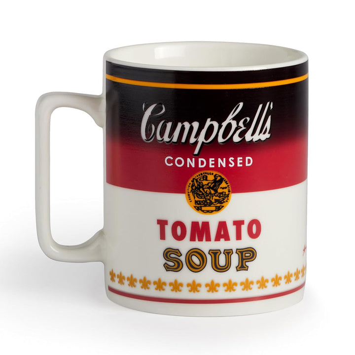 The Guggenheim Museum Andy Warhol Soup Can Color Changing Mug features a pop art soup can design.