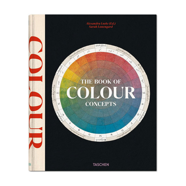 Guggenheim Museum’s The Book of Colour Concepts (Classics), Multilingual Edition, features a color wheel on a black cover.