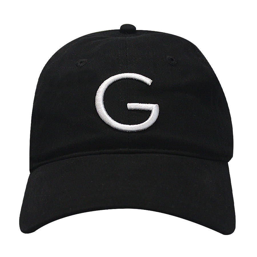 The Guggenheim ''G'' Cap is a classic black cotton baseball cap with an adjustable fit and a bold white embroidered G on the front.